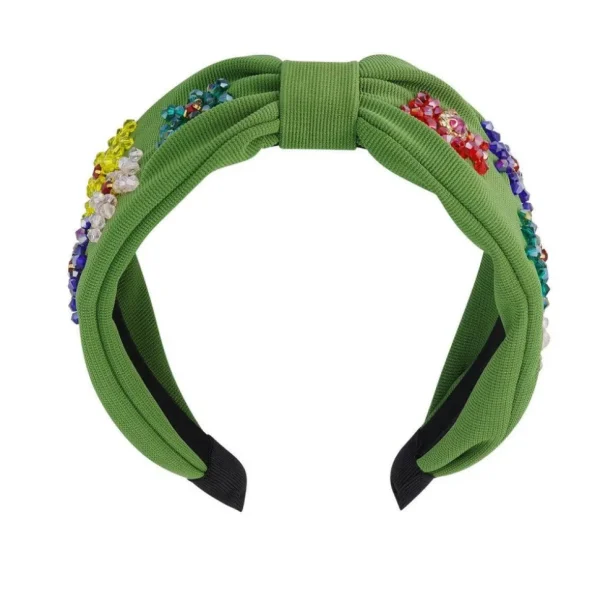 SUGAR SUGAR®, Springtime Hairband -vihreä hiuspanta koristein