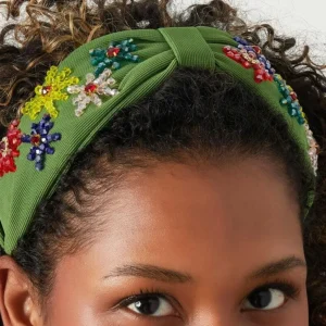 SUGAR SUGAR®, Springtime Hairband -vihreä hiuspanta koristein