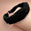 SUGAR SUGAR®, Verena Hairband -musta letitetty hiuspanta