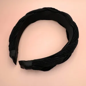 SUGAR SUGAR®, Verena Hairband -musta letitetty hiuspanta