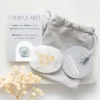 Thank You Clear Quartz -vuorikristalli kämmenkivi "kiitos"