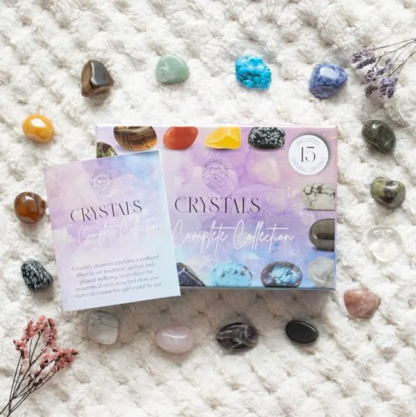 The Complete Crystal Collection Gift Set -lahjapakkaus luonnonkivillä