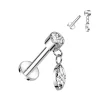 Titaani rustokoru/traguskoru, Dangly Marquise in Silver