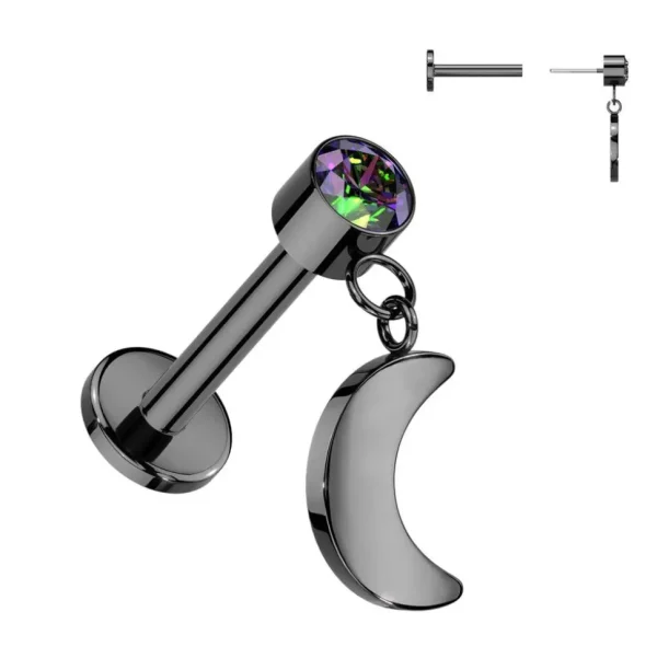 Titaani rustokoru/traguskoru, Push In Dangly Moon in Black