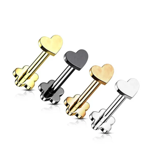 Titaani rustokoru/traguskoru, Push In Heart 2 in 1 -labret