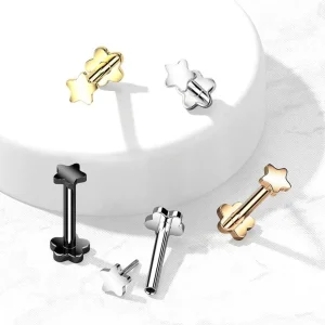 Titaani rustokoru/traguskoru, Push In Star 2 in 1 -labret (kulta)
